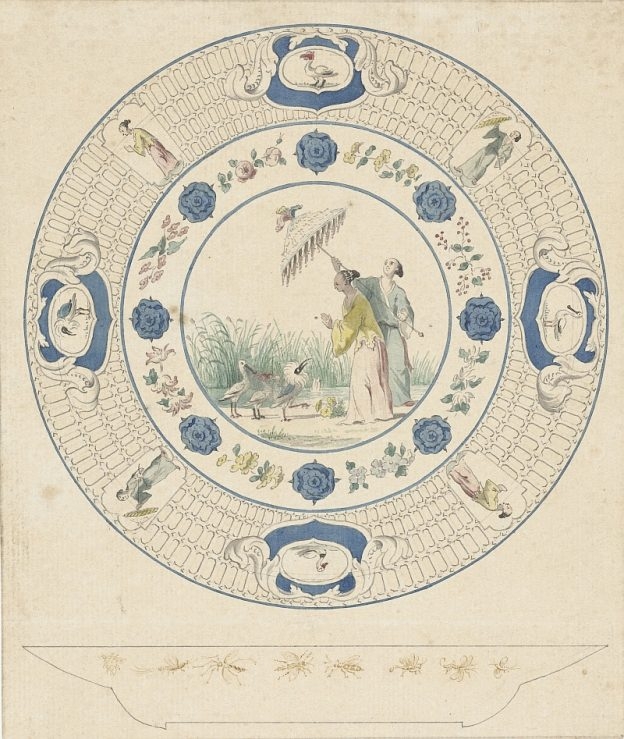 De ontwerptekening van Cornelis Pronk uit het Rijksmuseum.