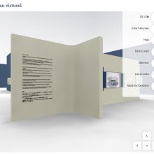 Entree naar virtuele Japan tentoonstelling in van Diepen museum